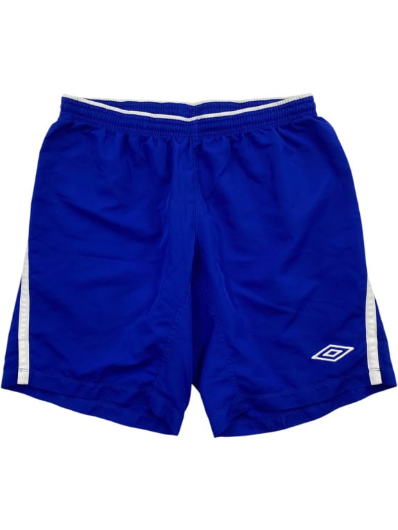 UMBRO PANTALONCINI VINTAGE CON LOGO BLU DA UOMO XL