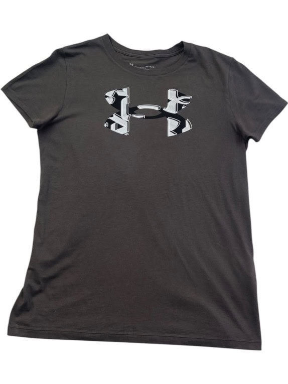 UNDER ARMOUR T SHIRT GRAPHIC MINIMAL CHARCOAL DONNA PRE OWNED M
