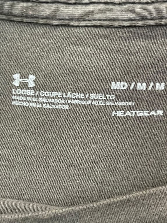 UNDER ARMOUR T SHIRT GRAPHIC MINIMAL CHARCOAL DONNA PRE OWNED M