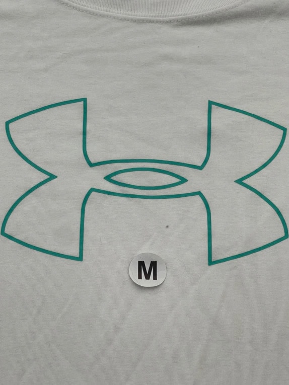 UNDER ARMOUR GRAPHIC TEE MINIMAL OFF WHITE ΑΝΤΡΙΚΟ PRE OWNED M