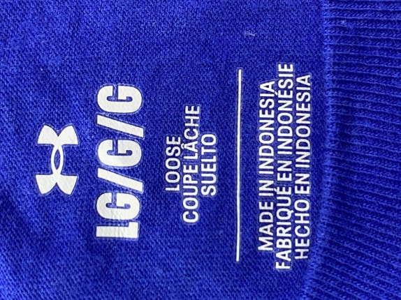 UNDER ARMOUR GRAPHIC TEE SPORTY BLUE ΑΝΤΡΙΚΟ PRE OWNED L