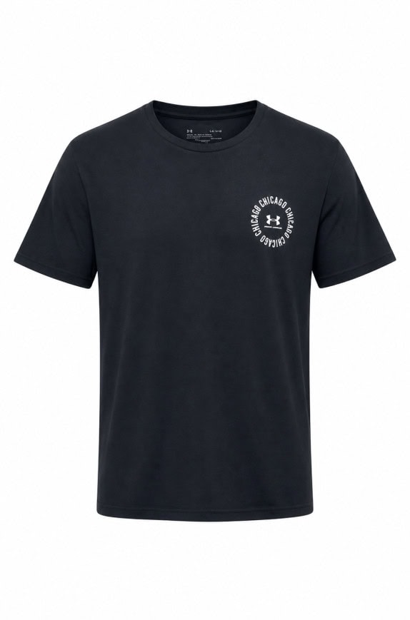 UNDER ARMOUR GRAPHIC TEE STREETWEAR ΜΑΥΡΟ ΑΝΤΡΙΚΟ PRE OWNED