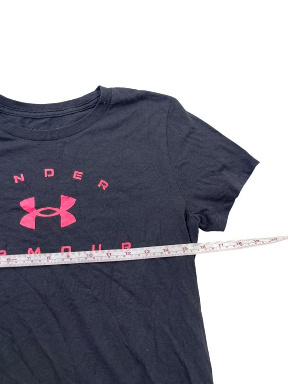 UNDER ARMOUR GRAPHIC TEE STREETWEAR ΜΑΥΡΟ ΓΥΝΑΙΚΕΙΟ PRE OWNED S