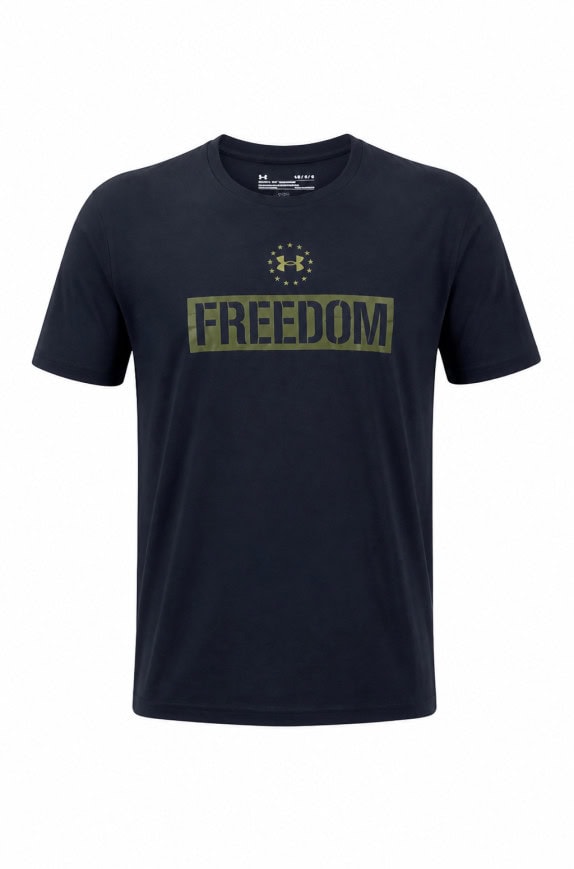 UNDER ARMOUR GRAPHIC TEE STREETWEAR NAVY UOMO PRE OWNED M