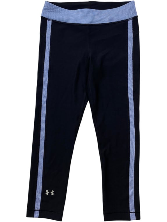 Under Armour HeatGear Αθλητικό Κολάν Compression Logo Μαύρο Γυναικείο XS
