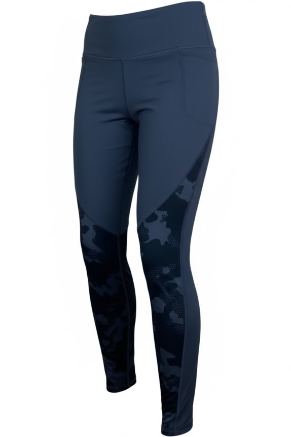 UNDER ARMOUR Κολάν Αθλητικό Compression COLDGEAR Logo Μπλε Γυναικείο S