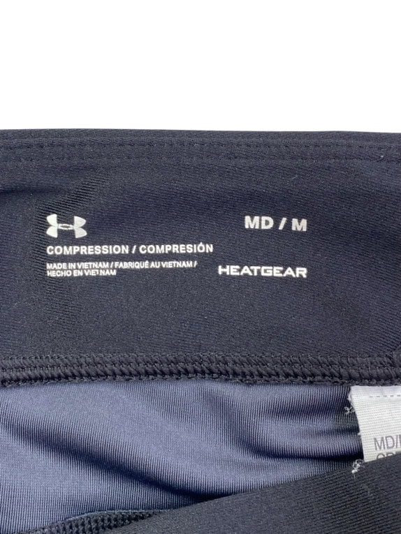UNDER ARMOUR LEGGINGS SPORTY BLACK UNISEX PRE OWNED M