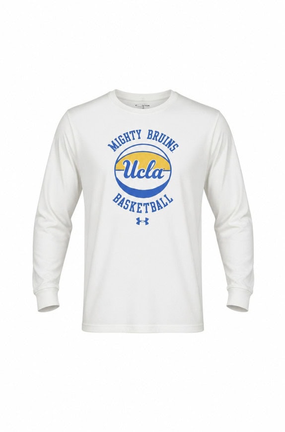 UNDER ARMOUR LONG SLEEVE GRAPHIC TEE BIANCO UOMO PRE OWNED XL