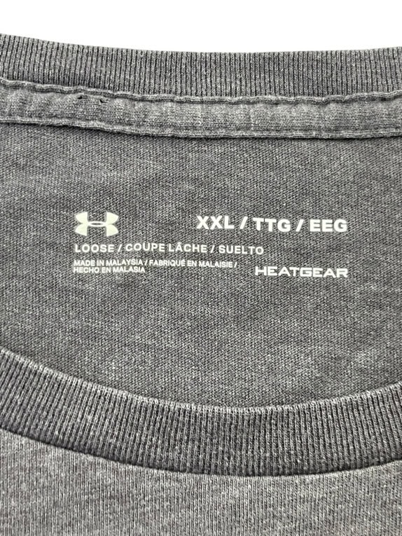 UNDER ARMOUR T SHIRT GRAPHIC CHARCOAL ΑΝΤΡΙΚΟ PRE OWNED XXL