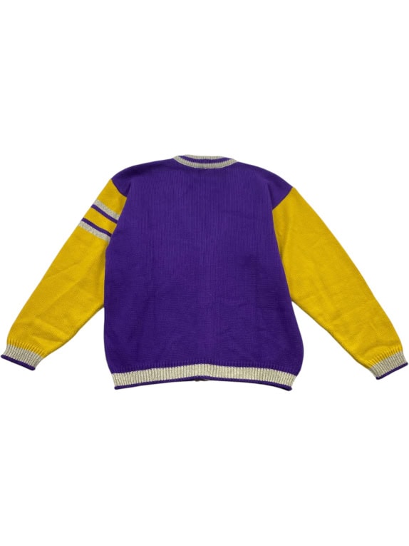 UNIFORM Πλεκτή Ζακέτα Vintage Colorblock Logo Πολύχρωμη Unisex L