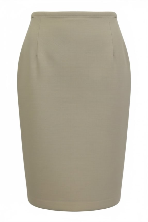 UNITED COLORS OF BENETTON PENCIL SKIRT CLASSIC BEIGE WOMEN'S S