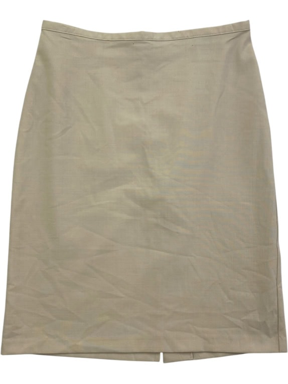UNITED COLORS OF BENETTON PENCIL SKIRT CLASSIC BEIGE WOMEN'S S