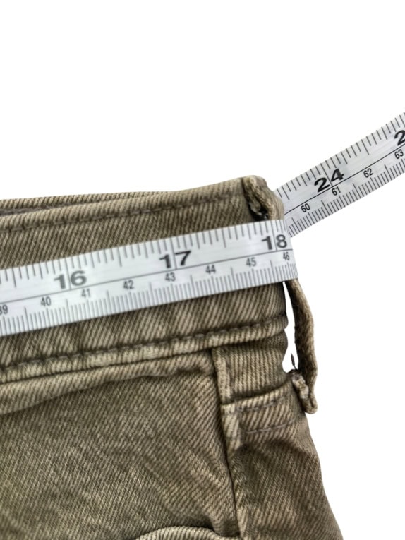 Unknown Brand Παντελόνι Jeans Casual Χωρίς Λογότυπο Χακί Ανδρικό L