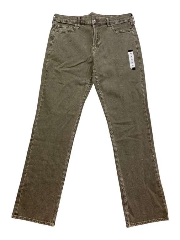 Unknown Brand Παντελόνι Jeans Casual Χωρίς Λογότυπο Χακί Ανδρικό L