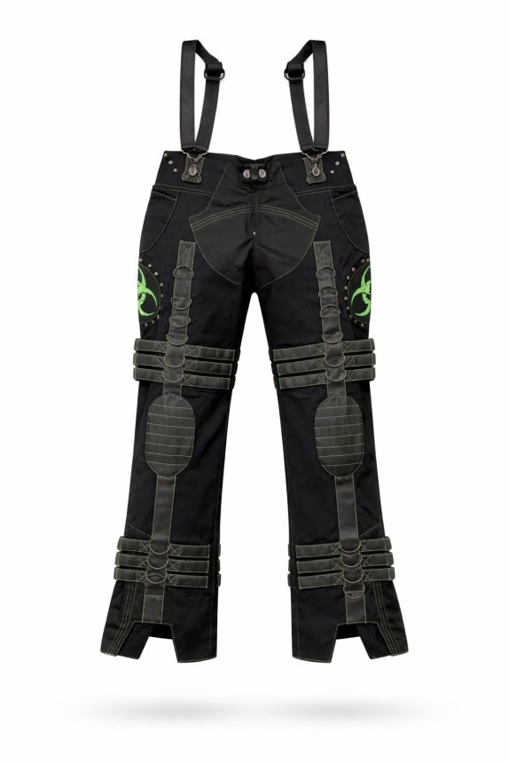 UNKNOWN ΠΑΝΤΕΛΟΝΙ ΜΕ ΤΙΡΑΝΤΕΣ UTILITY ΜΑΥΡΟ UNISEX PRE OWNED