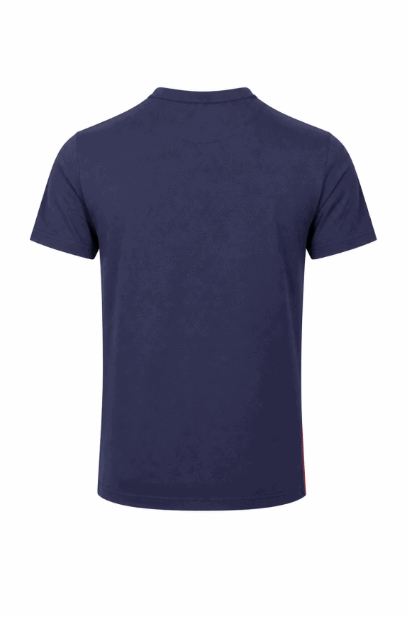 US POLO ASSN T SHIRT GRAPHIC COLOR BLOCK NAVY RED UOMO PRE OWNED M