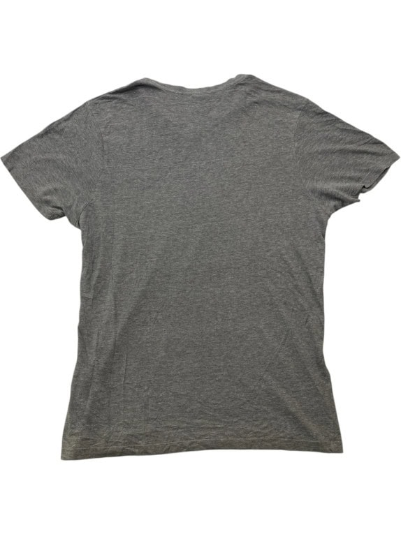 US POLO ASSN T SHIRT SCOLLO V MINIMAL GRIGIA UOMO PRE OWNED L