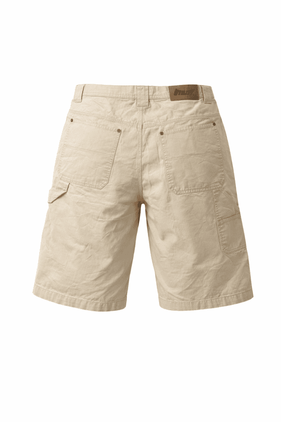 UTILITY BERMUDA CARGO MINIMAL BEIGE UOMO PRE OWNED L