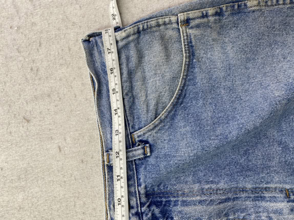 WRANGLER BERMUDA SHORTS WASHED BLUE ΑΝΤΡΙΚΟ PRE OWNED L