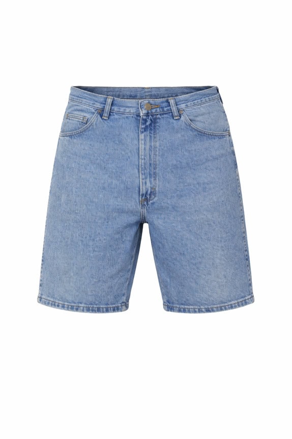 WRANGLER BERMUDA SHORTS WASHED BLUE ΑΝΤΡΙΚΟ PRE OWNED L
