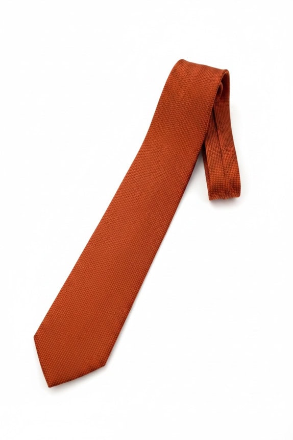 VALENTINO TIE CLASSIC ORANGE MEN PRE OWNED