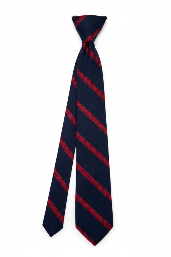 VALENTINO ΓΡΑΒΑΤΑ CLASSIC ΡΙΓΕ NAVY ΚΟΚΚΙΝΟ ΑΝΤΡΙΚΟ PRE OWNED