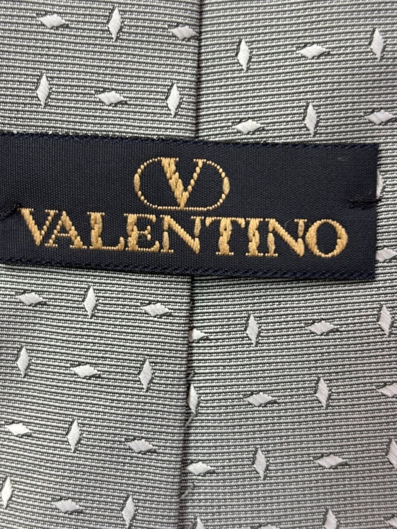 VALENTINO ΓΡΑΒΑΤΑ ΚΛΑΣΙΚΗ ΑΝΘΡΑΚΙ ΑΝΤΡΙΚΟ PRE OWNED