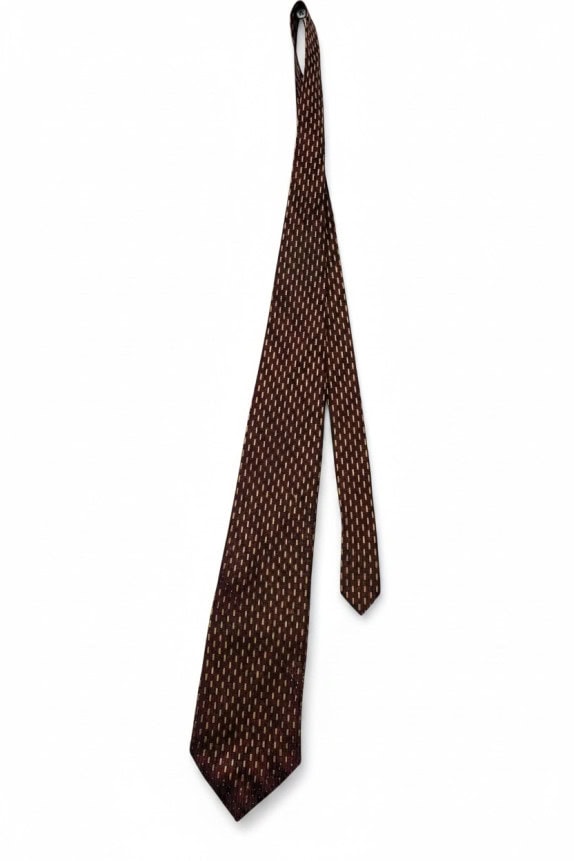 VALENTINO TIE CLASSIC BURGUNDY MEN PRE OWNED