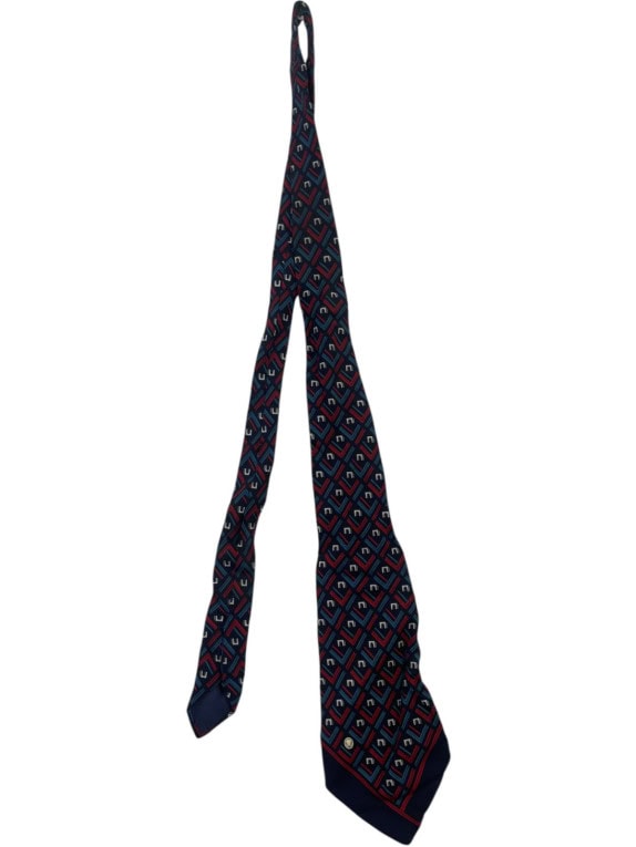 VALENTINO ΓΡΑΒΑΤΑ VINTAGE NAVY ΑΝΤΡΙΚΟ PRE OWNED