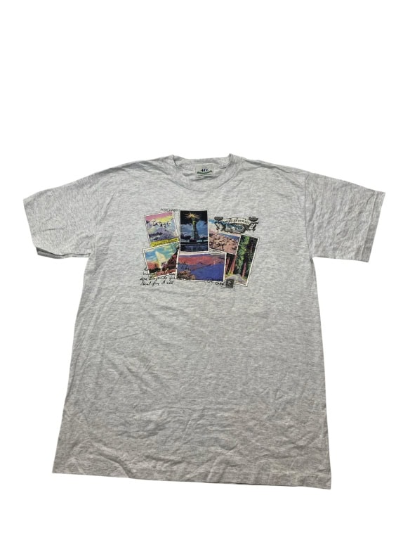 Van Heusen 417 Graphic T-Shirt Γκρι Unisex