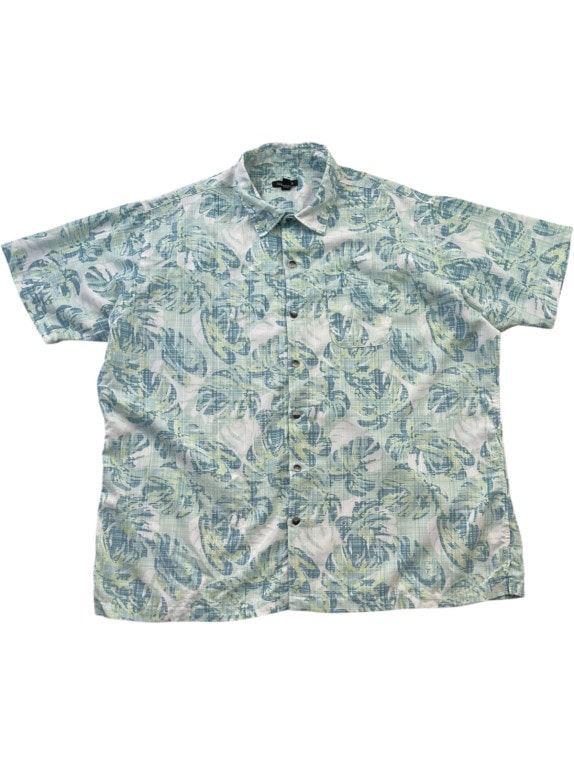 VAN HEUSEN CAMICIA HAWAIIAN MULTICOLORE UOMO PRE OWNED XL