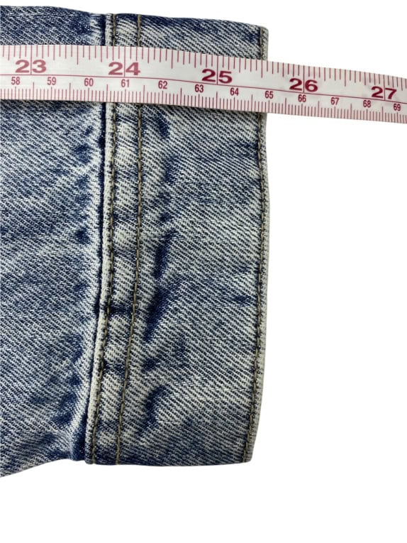 VANS Denim Ολόσωμη Φόρμα Vintage Λογότυπο Acid Wash Μπλε Unisex 2XL