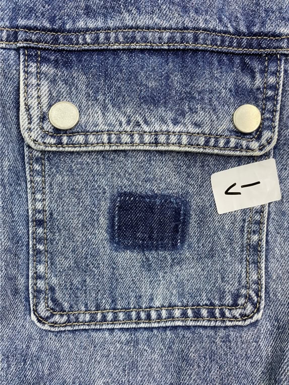 VANS Denim Ολόσωμη Φόρμα Vintage Λογότυπο Acid Wash Μπλε Unisex 2XL