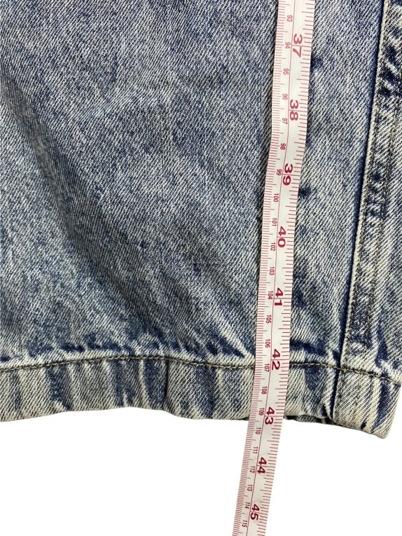 VANS Denim Ολόσωμη Φόρμα Vintage Λογότυπο Acid Wash Μπλε Unisex 2XL