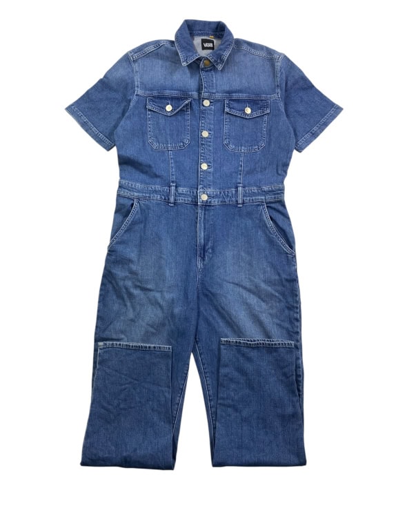 VANS Denim Ολόσωμη Φόρμα Vintage Λογότυπο Μπλε Unisex L
