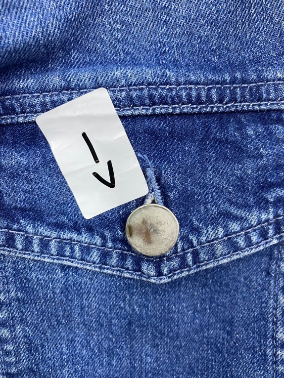 VANS Denim Ολόσωμη Φόρμα Vintage Λογότυπο Μπλε Unisex L