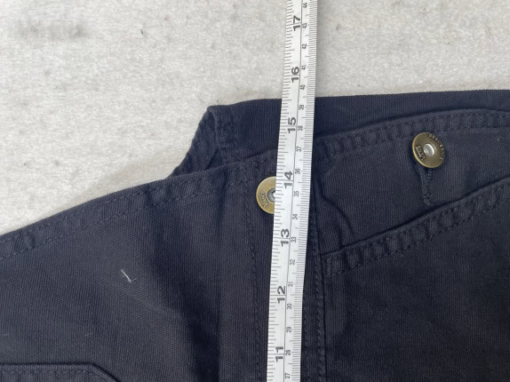 VANS DUNGAREES WORKWEAR ΜΑΥΡΟ UNISEX PRE OWNED XS