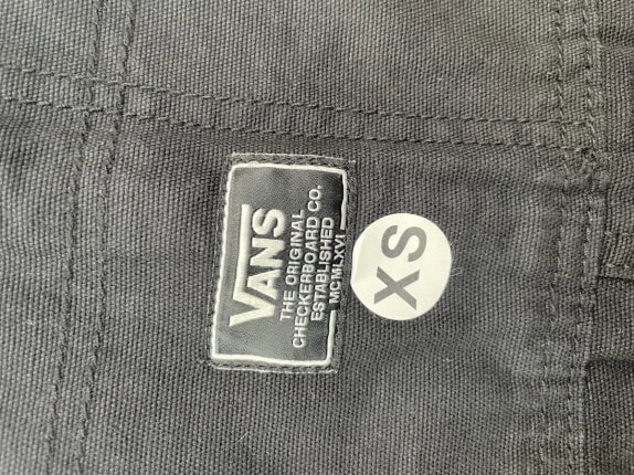 VANS DUNGAREES WORKWEAR ΜΑΥΡΟ UNISEX PRE OWNED XS