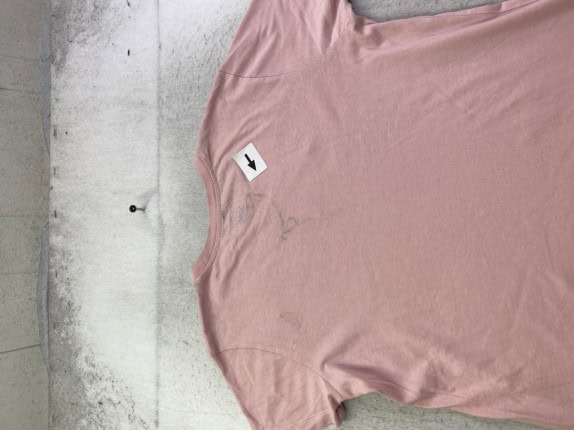 VANS T SHIRT MINIMAL GRAPHIC ROSA DONNA PRE OWNED