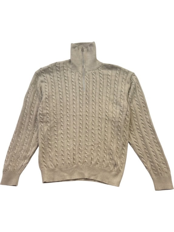 VANS HALF ZIP ΠΟΥΛΟΒΕΡ CLASSIC ΜΠΕΖ ΓΥΝΑΙΚΕΙΟ PRE OWNED M