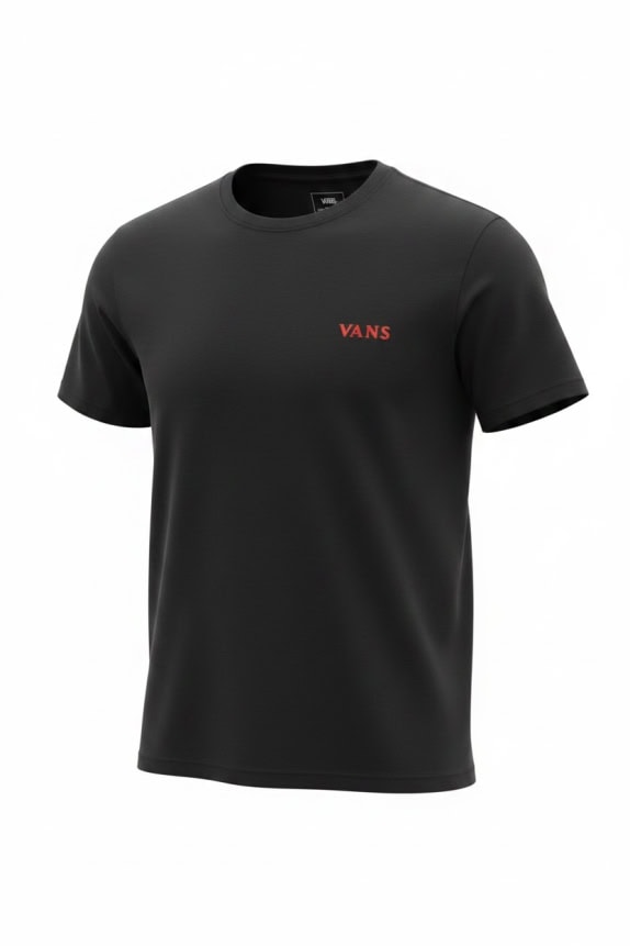 VANS ΜΠΛΟΥΖΑΚΙ T-SHIRT ΜΑΥΡΟ ΜΕ BACK PRINT UNISEX MEDIUM