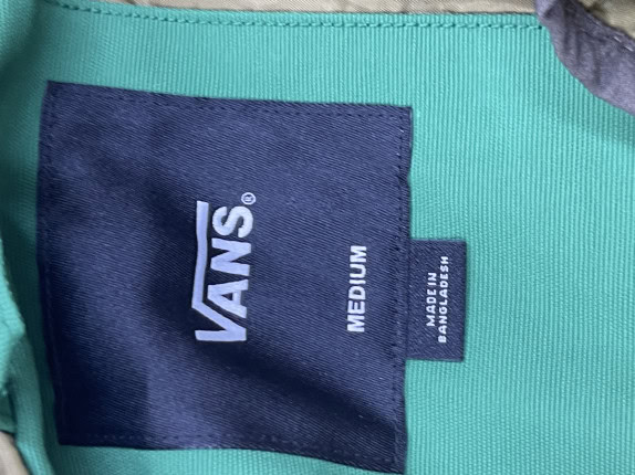 VANS BOMBER JACKET UTILITY GREEN MEN PRE OWNED M