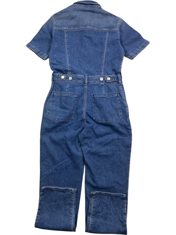 Vans Ολόσωμη Φόρμα / Jumpsuit Denim Casual Logo Μπλε Γυναικείο L
