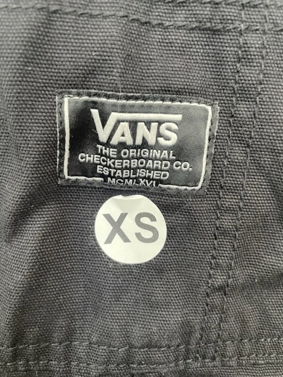 VANS OVERALL WORKWEAR BLACK WOMEN PRE OWNED XS
