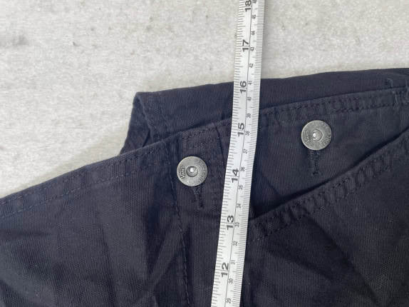 VANS OVERALL WORKWEAR BLACK WOMEN PRE OWNED XS