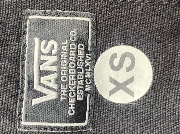 VANS ΠΑΝΤΕΛΟΝΙ ΟΒΕΡΟΛ WORKWEAR ΜΑΥΡΟ ΑΝΤΡΙΚΟ PRE OWNED XS