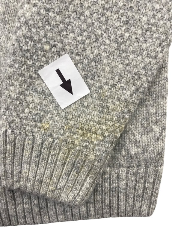 Vans Cable Knit Sweater Grey Men’s L