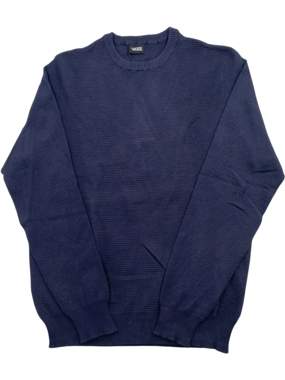 Vans Maglione Lavorato a Maglia a Coste Navy da Uomo L