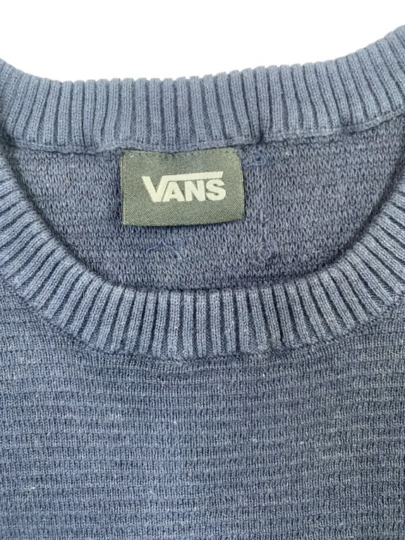Vans Maglione Lavorato a Maglia a Coste Navy da Uomo L