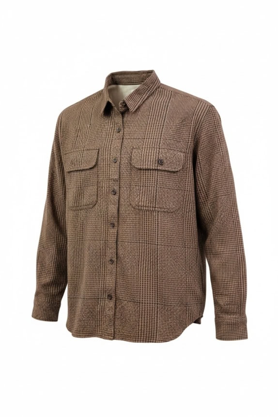 VANS ΠΟΥΚΑΜΙΣΟ VINTAGE ΚΑΦΕ ΑΝΤΡΙΚΟ M pre-owned